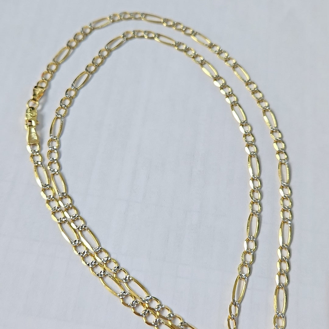 CADENAS CARTIER 3 1 DIAMANTADA ORO 14K 7.2 (NUEVO)