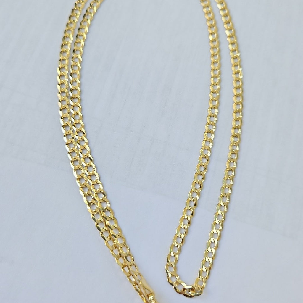 CADENAS BARBADA AMARILLA ORO 14K 6.6 (NUEVO)