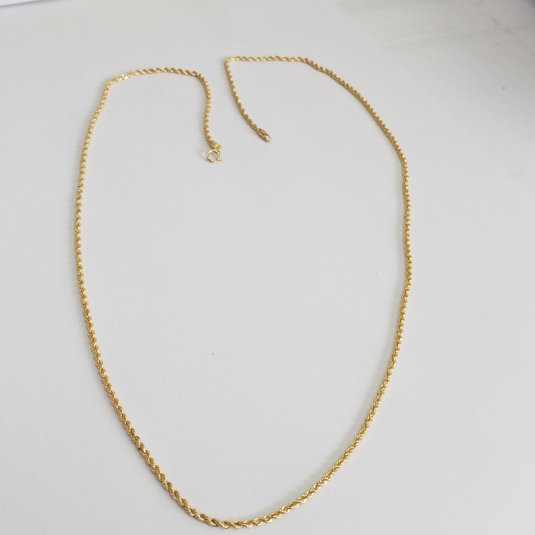 CADENA. ORO. 14 K 2.2 GRMS (SEMINUEVO)