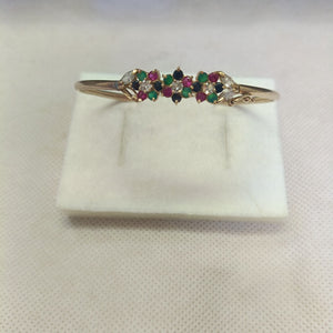 PULSERA RIGIDA. ORO. 14 K 6.3 GRMS (SEMINUEVO)