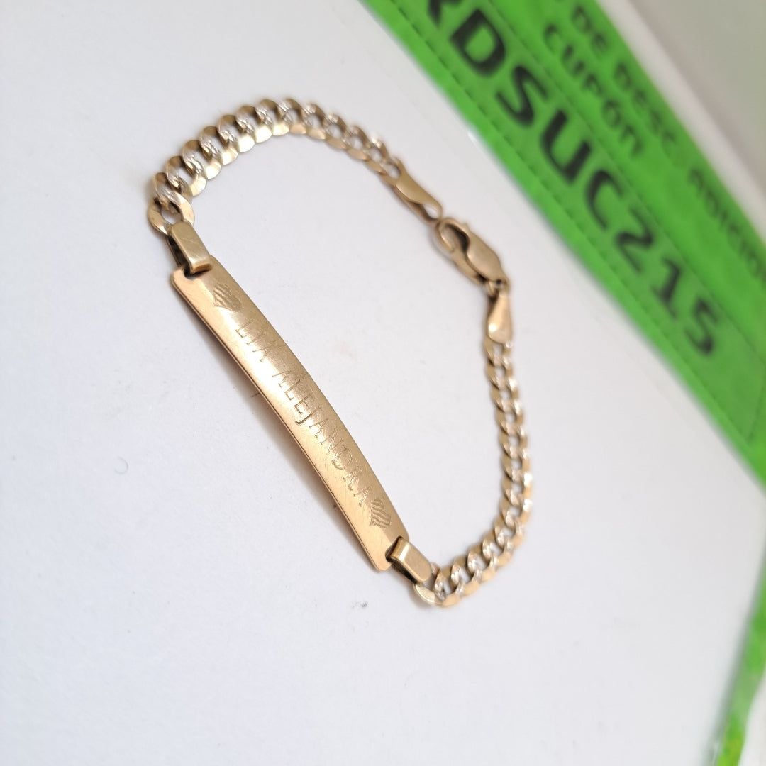 ESCLAVA ORO 10 K 3,70 GRMS (SEMINUEVO)