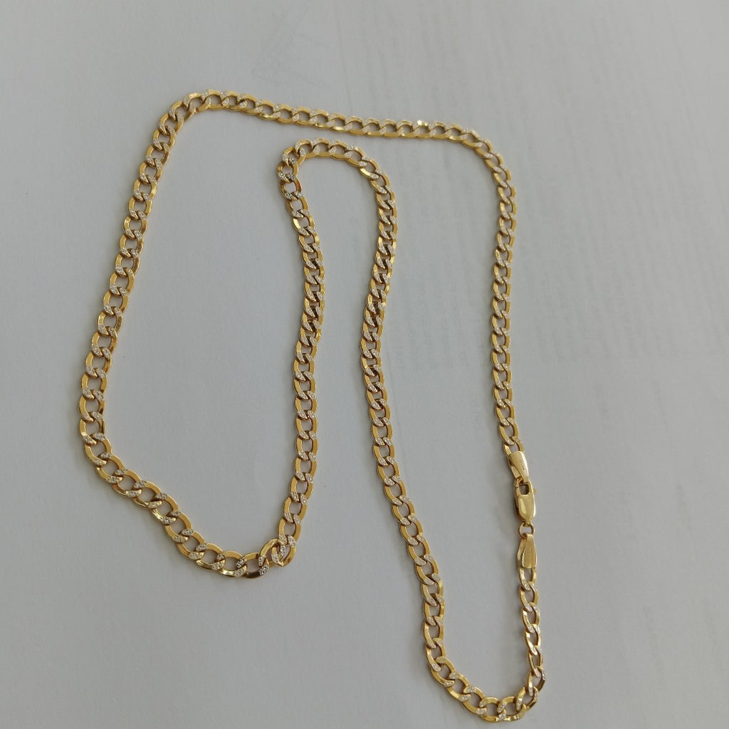CADENA. ORO, RODIADO 10 K 8 GRMS (SEMINUEVO)
