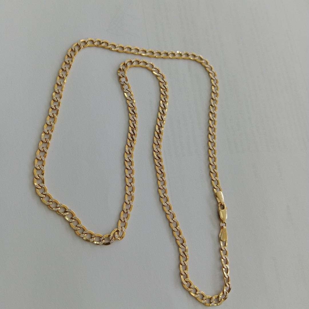CADENA. ORO, RODIADO 10 K 8 GRMS (SEMINUEVO)