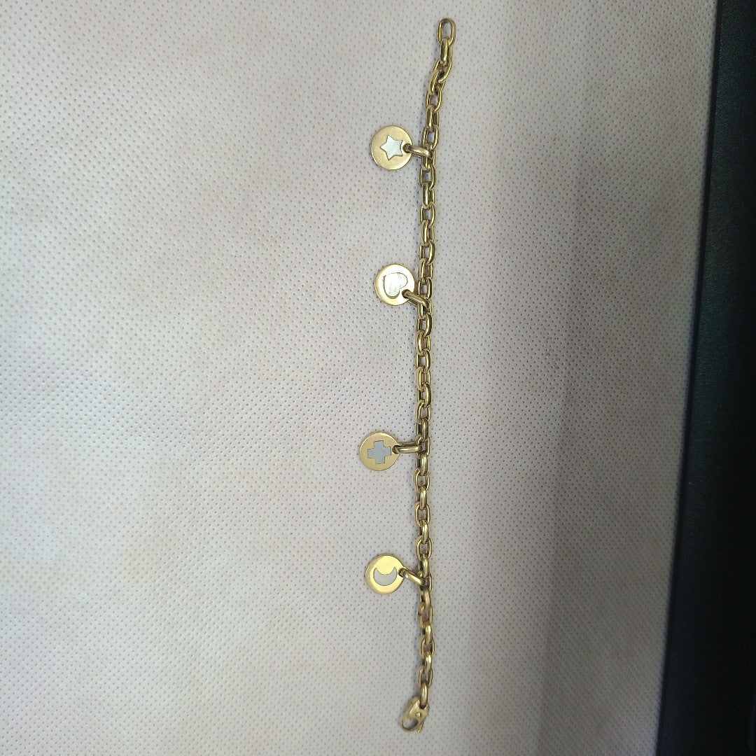 PULSERA. ORO. 18 K 12.9 GRMS (SEMINUEVO)