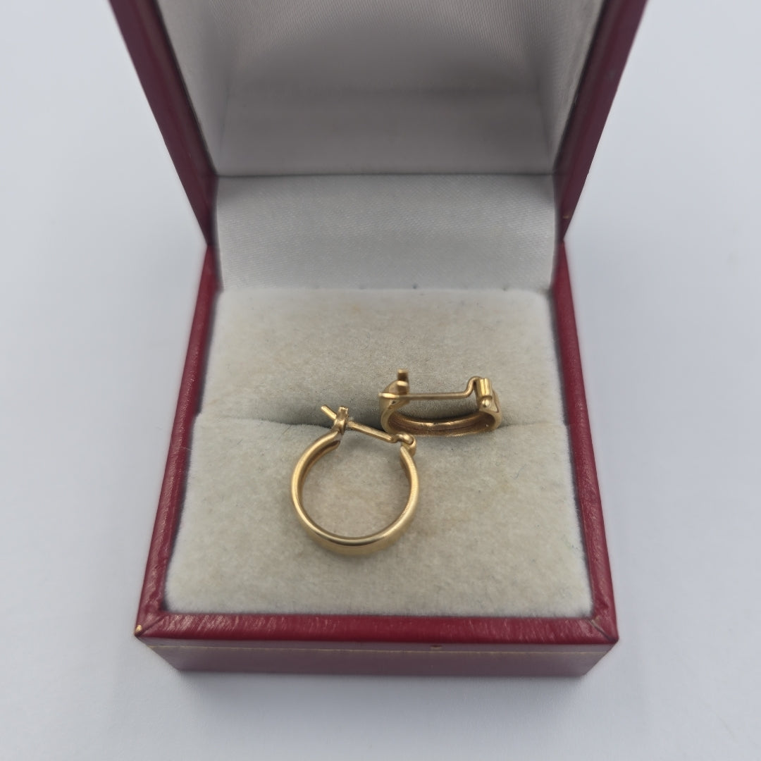 ARRACADAS PAR ORO 14 K 1,50 GRMS (SEMINUEVO)