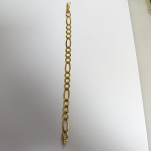 PULSERAS CABALLERO CARTIER 3 1 AMARILLA ORO 14K 14.1 (NUEVO)