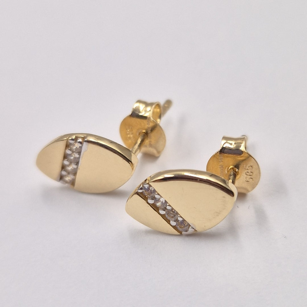 BROQUELES ORO 14K 1.4 (NUEVO)