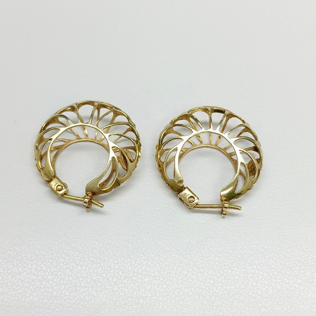ARRACADAS PAR ORO 14 K 3,50 GRMS (SEMINUEVO)