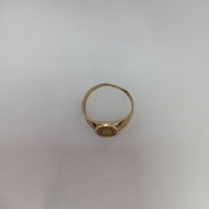 ANILLO DE GRADUACIÓN ORO 10 K 2,20 GRMS (SEMINUEVO)