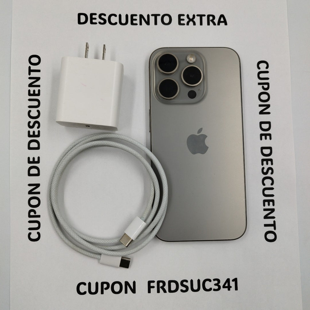 CELULAR APPLE IPHONE 15 PRO A3101 128 GB 8 GB RAM (SEMINUEVO)