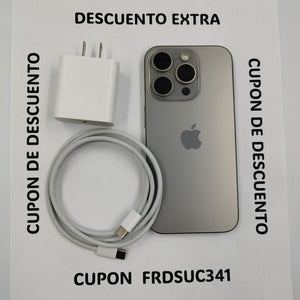 CELULAR APPLE IPHONE 15 PRO A3101 128 GB 8 GB RAM (SEMINUEVO)