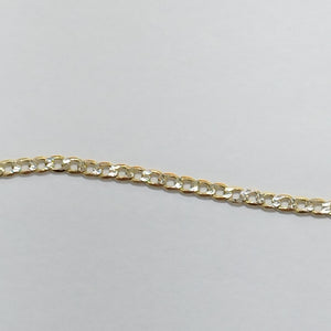 CADENAS BARBADA DIAMANTADA ORO 14K 2.3 (NUEVO)