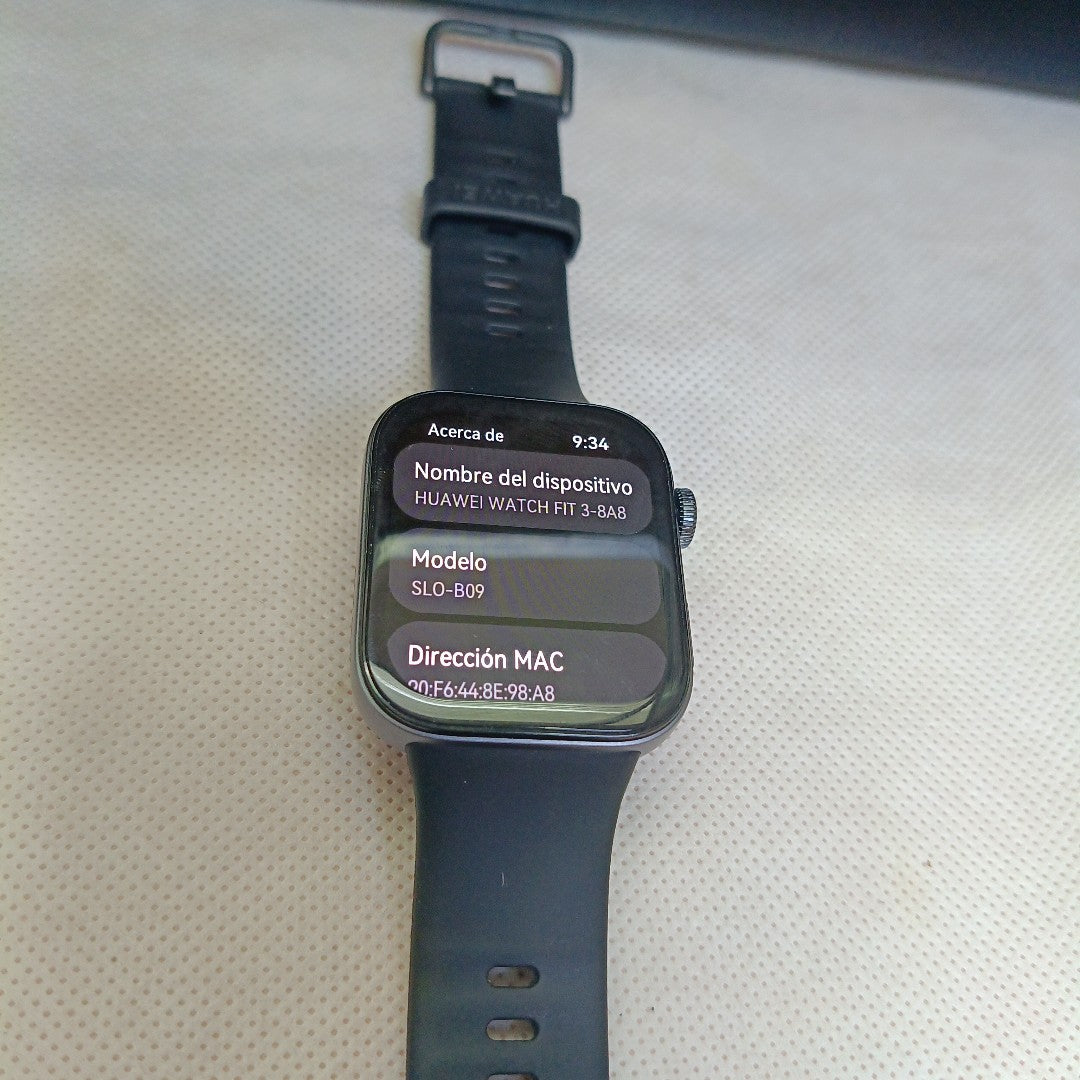 SMARTWATCH HUAWEI WATCH FIT 3 SLO-B09 44 MM BLUETOOTH (SEMINUEVO)