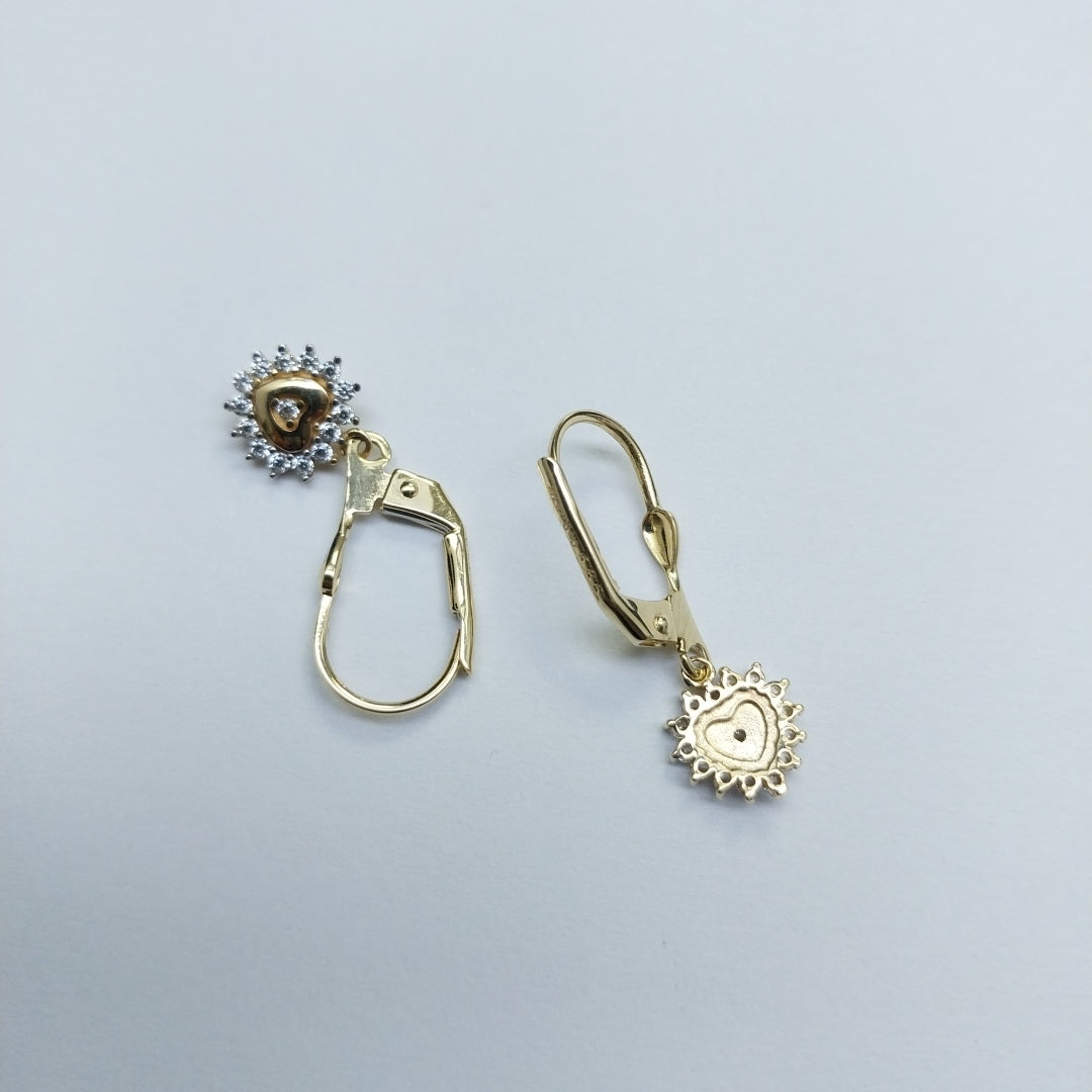 BROQUELES ORO 14K 2.1 (NUEVO)