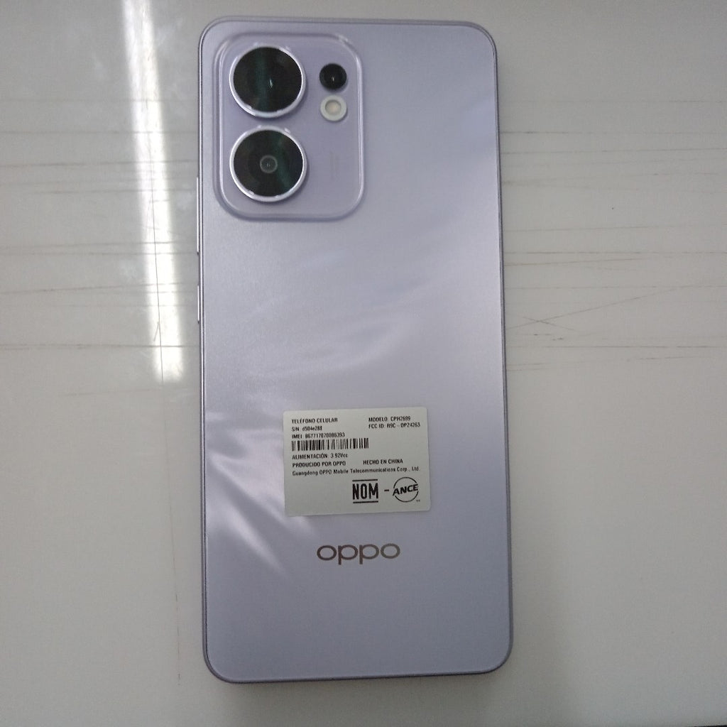 CELULAR OPPO  RENO 13F 5G CPH2699 (2025) 256 GB 12 GB RAM (SEMINUEVO)