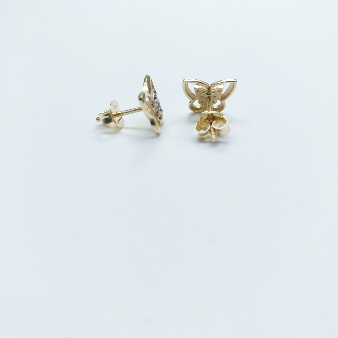 BROQUELES ORO 14K 1.5 (NUEVO)