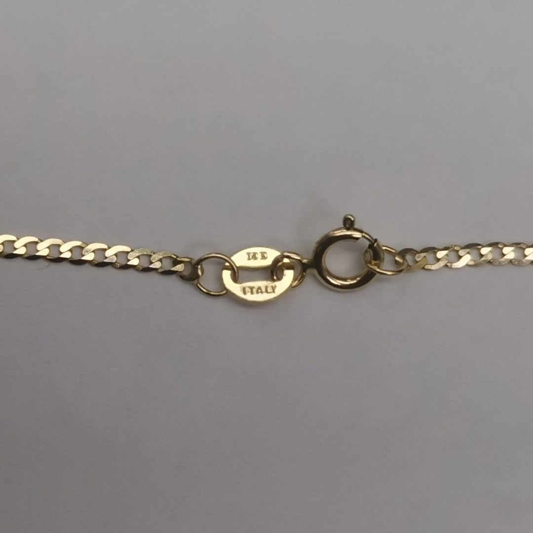 CADENAS BARBADA AMARILLA ORO 14K 2.1 (NUEVO)