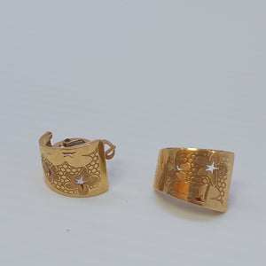 ARETES PAR. ORO. 14 K 6.4 GRMS (SEMINUEVO)