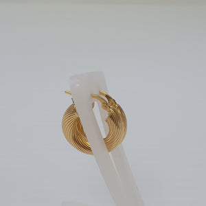 ARRACADAS PAR ORO 14 K 2,30 GRMS (SEMINUEVO)