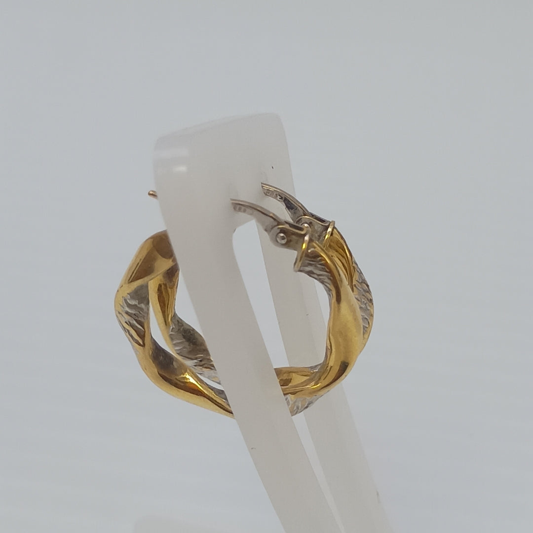ARRACADAS PAR ORO 14 K 2,10 GRMS (SEMINUEVO)