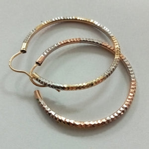 ARRACADAS PAR. ORO, ORO COMBINADO. 10 K 2.9 GRMS (SEMINUEVO)