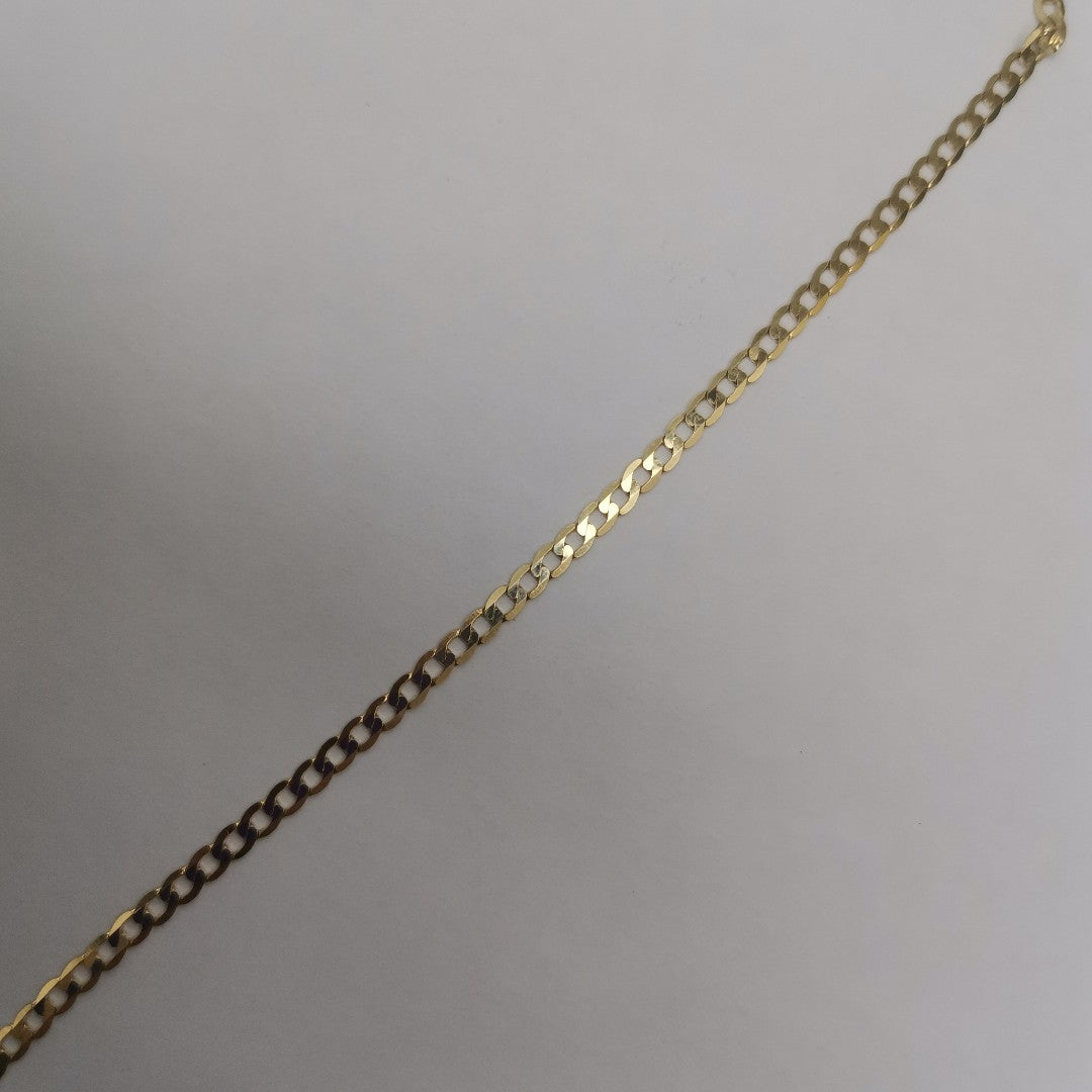 CADENAS BARBADA AMARILLA ORO 14K 3.6 (NUEVO)