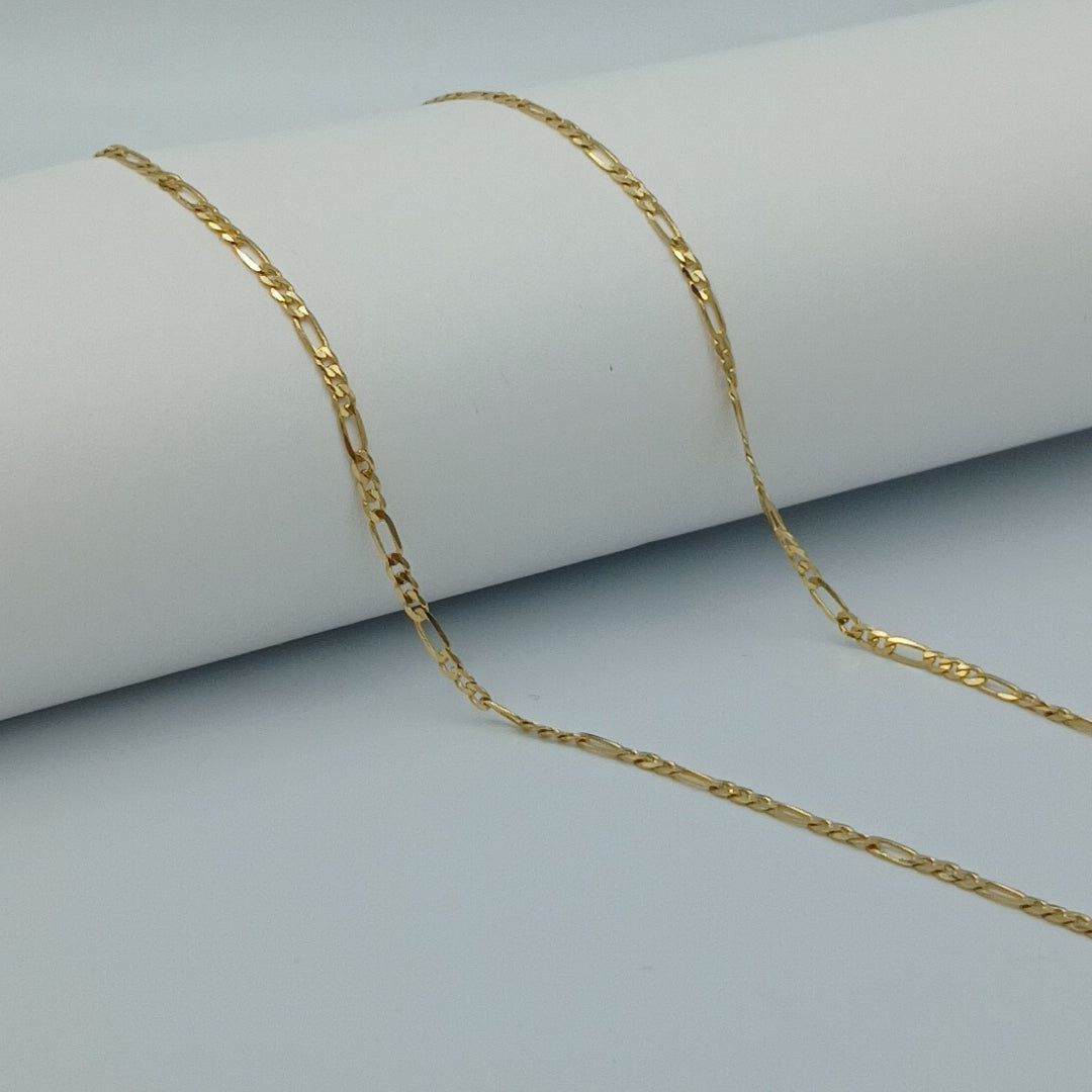 CADENAS CARTIER 3 1 AMARILLA ORO 14K 3.3 (NUEVO)