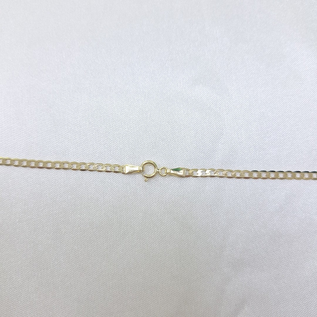 CADENAS BARBADA AMARILLA ORO 14K 3.7 (NUEVO)
