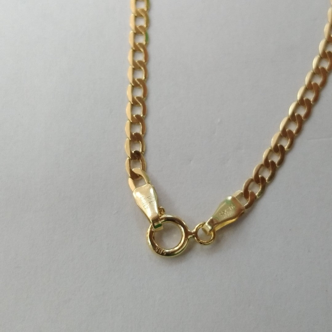 CADENAS BARBADA AMARILLA ORO 14K 4.1 (NUEVO)