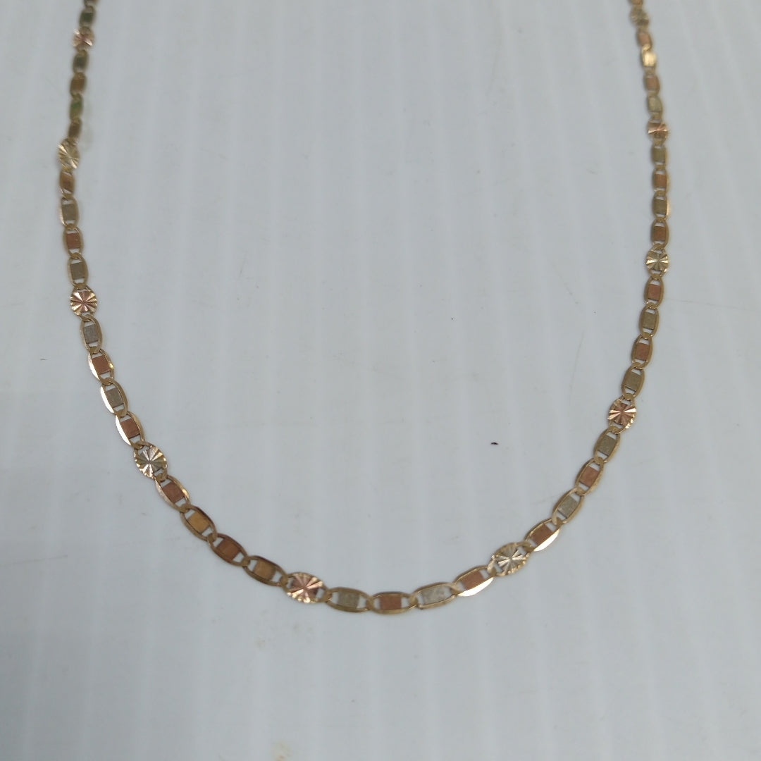 CADENA. ORO. 10 K 2.3 GRMS (SEMINUEVO)