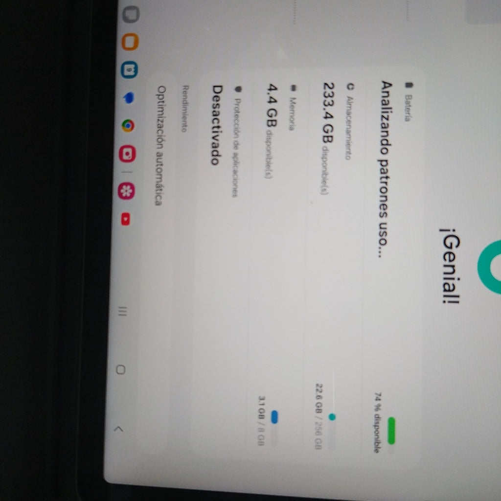 TABLETA SAMSUNG GALAXY TAB S9 FE SM-X510 (2023) 256 GB 8 GB RAM (SEMINUEVO)