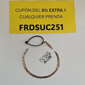 PULSERA. ORO, ORO COMBINADO. 10 K 1.9 GRMS (SEMINUEVO)