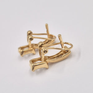 ARETES PAR ORO 14 K 5,20 GRMS (SEMINUEVO)