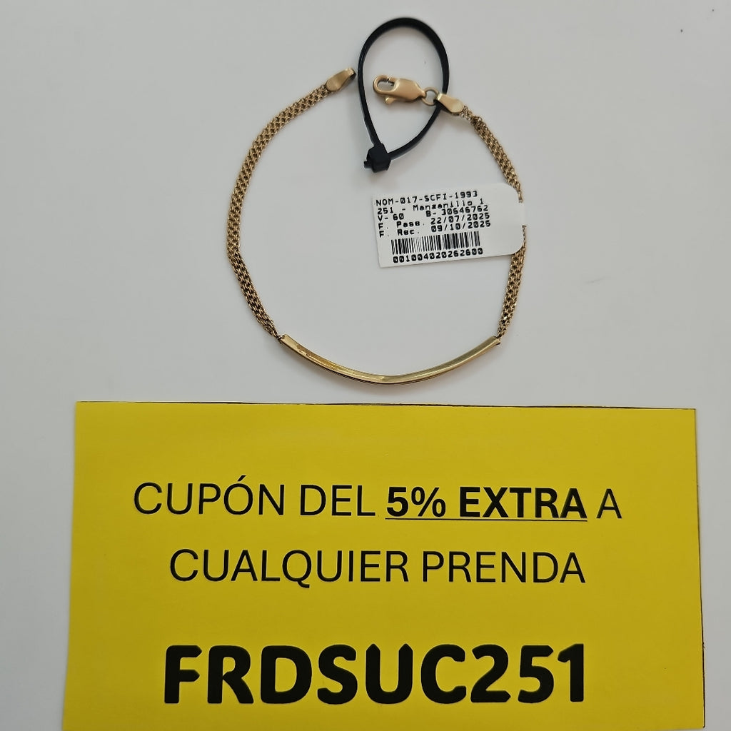 ESCLAVA. ORO. 10 K 2.7 GRMS (SEMINUEVO)