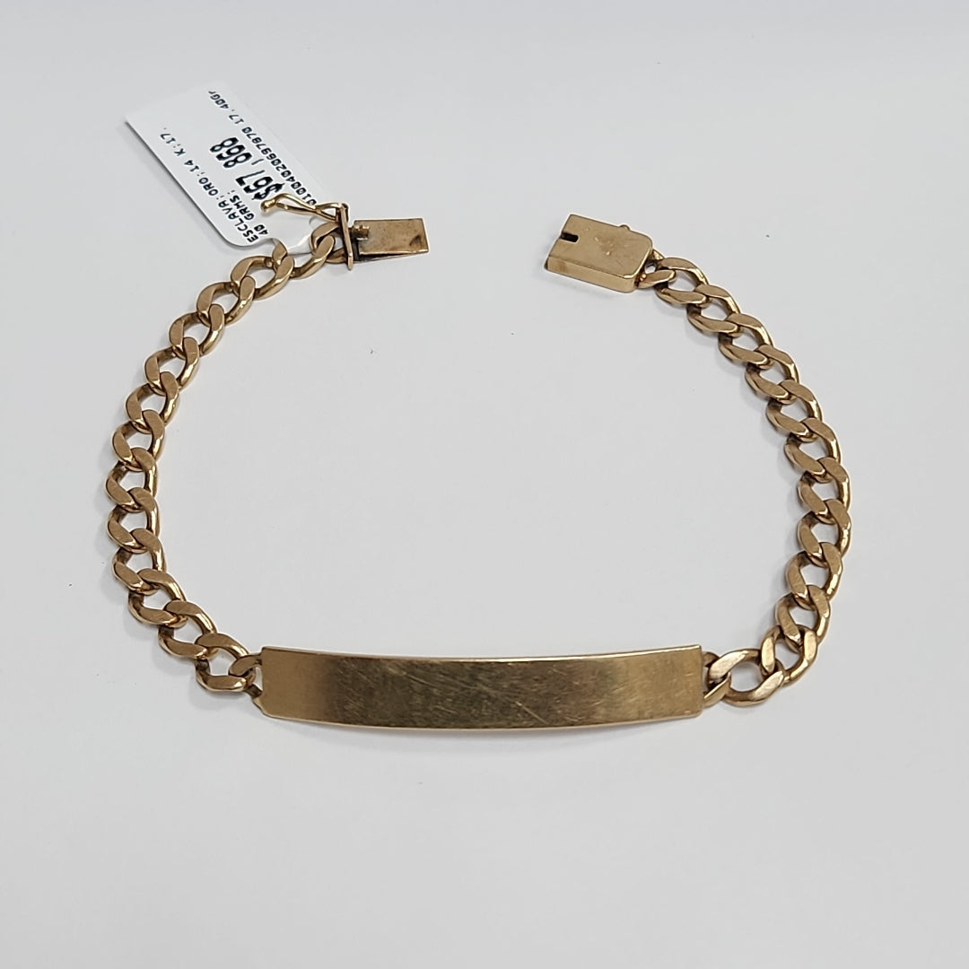 ESCLAVA ORO 14 K 17,40 GRMS (SEMINUEVO)