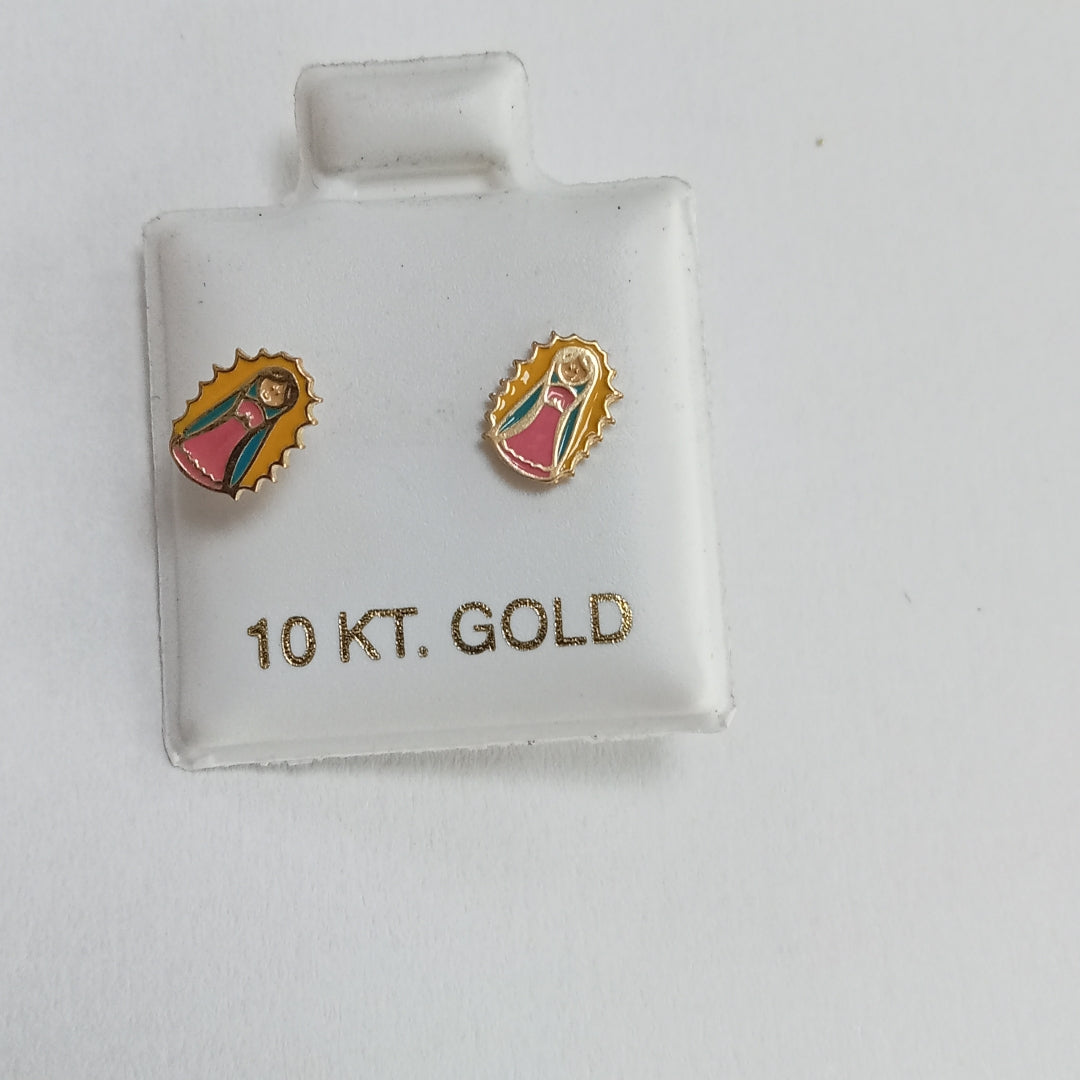 BROQUELES ORO 10K 1 (NUEVO)