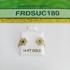BROQUELES ORO 14K 1.3 (NUEVO)