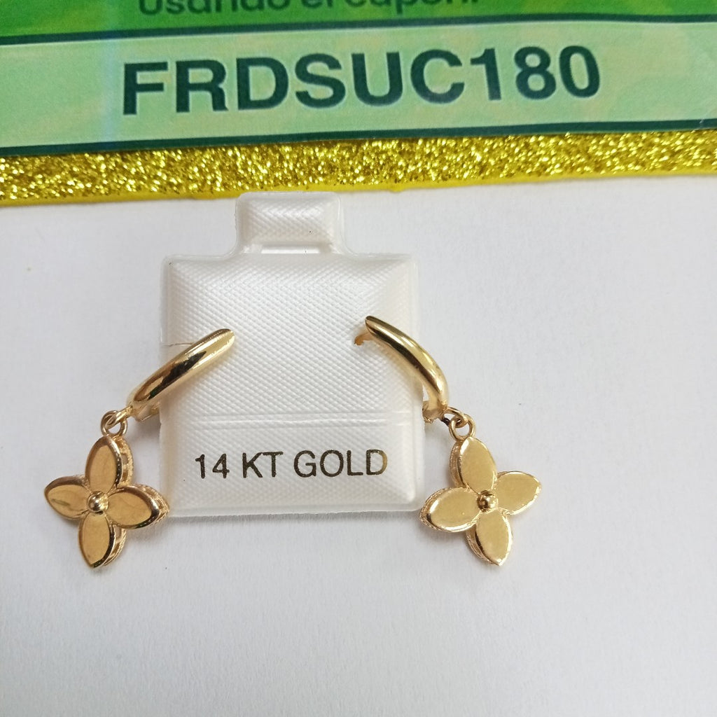 BROQUELES ORO 14K 3.1 (NUEVO)