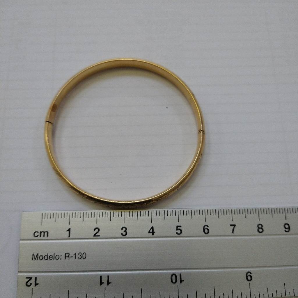 PULSERA RIGIDA. ORO. 14 K 8 GRMS (SEMINUEVO)