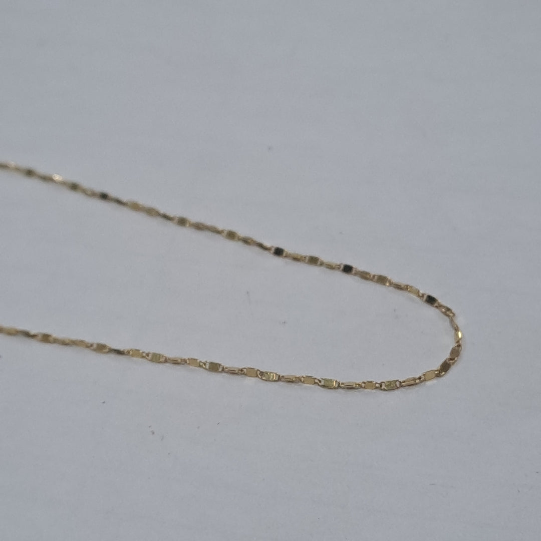CADENA. ORO. 14 K 1.2 GRMS (SEMINUEVO)