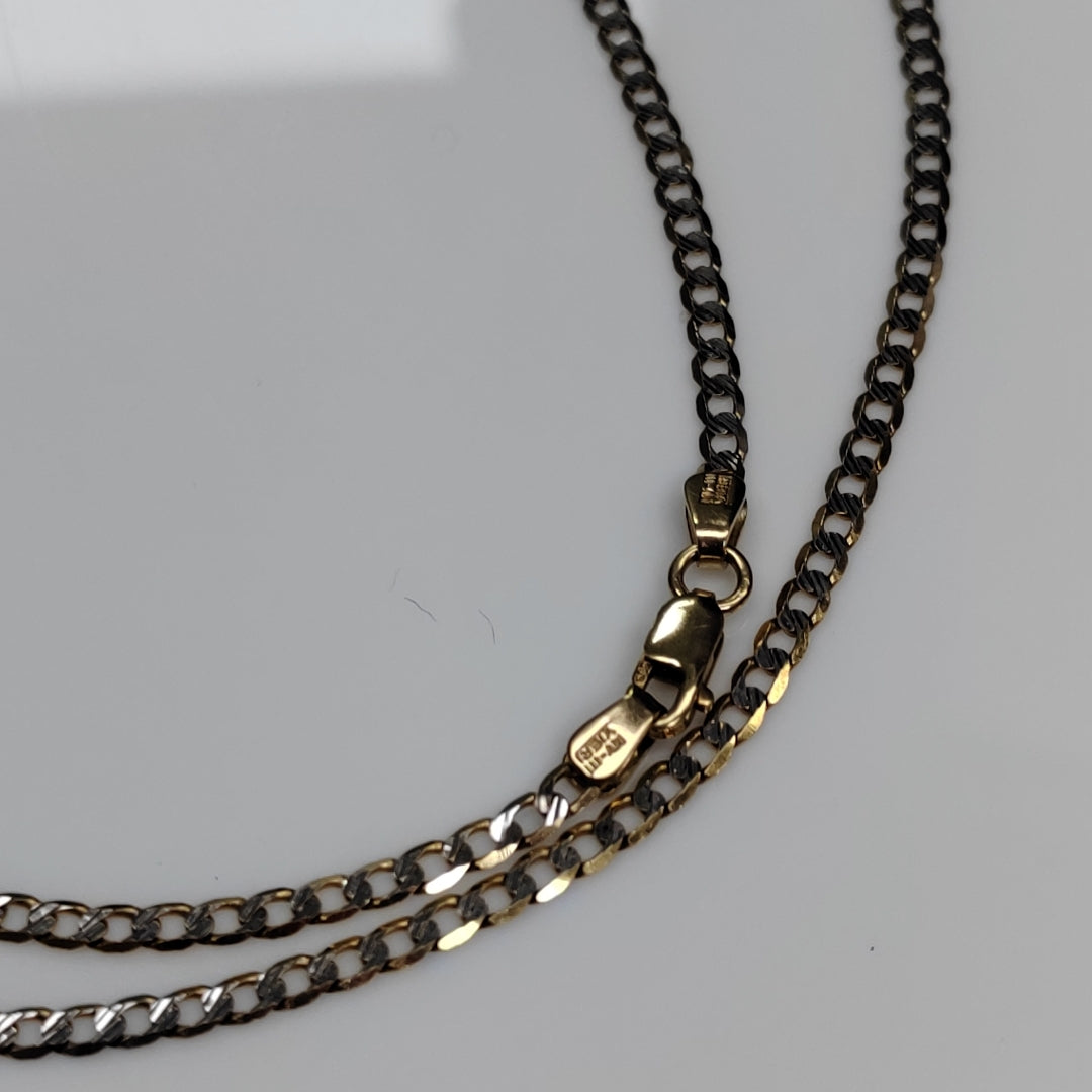 CADENA. ORO, RODIADO 14 K 4.2 GRMS (SEMINUEVO)