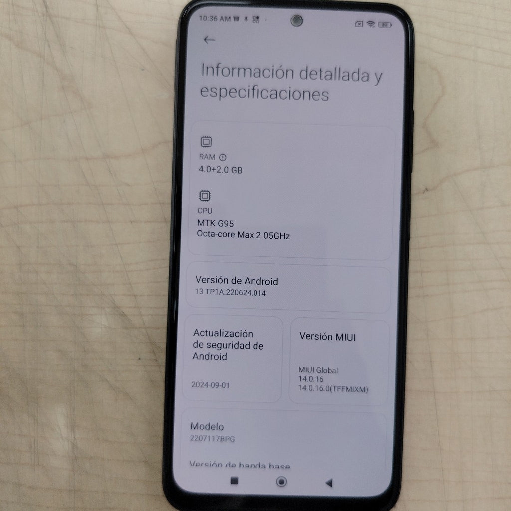 CELULAR XIAOMI POCO M5S 2207117BPG 128 GB 6 GB RAM (SEMINUEVO)