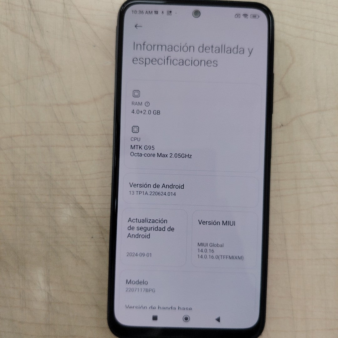 CELULAR XIAOMI POCO M5S 2207117BPG 128 GB 6 GB RAM (SEMINUEVO)
