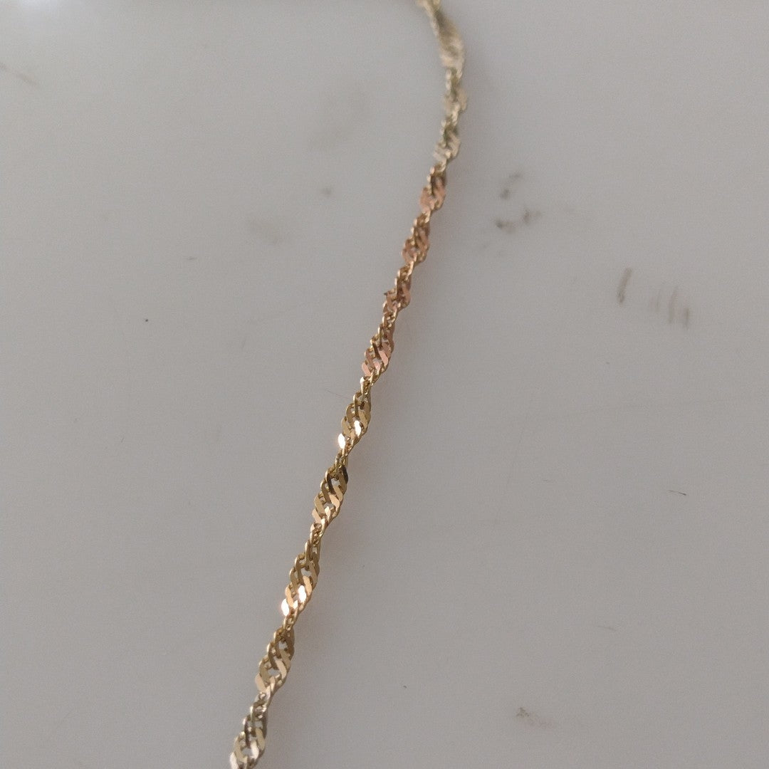 CADENA. ORO. 14 K 2.7 GRMS (SEMINUEVO)