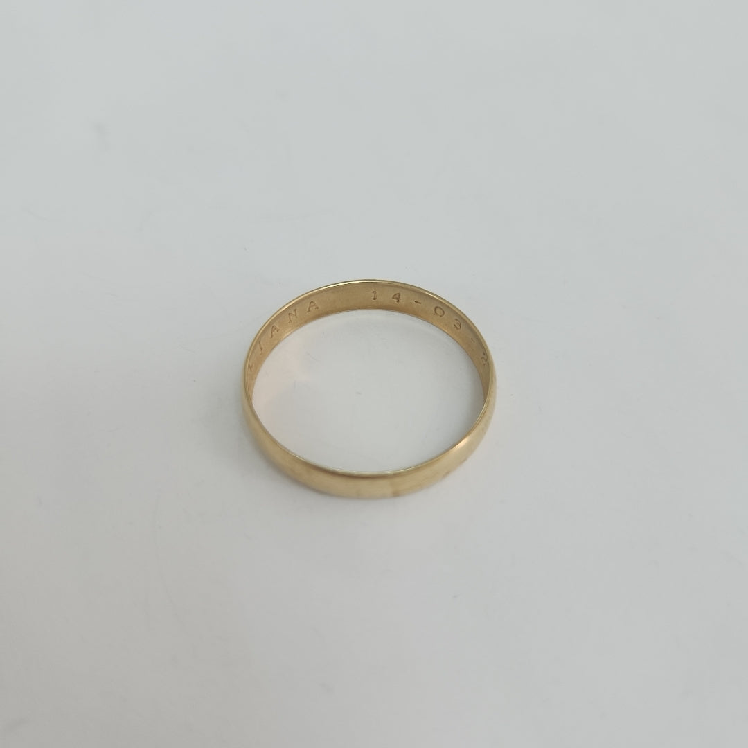 ARGOLLA. ORO. 14 K 1.4 GRMS (SEMINUEVO)