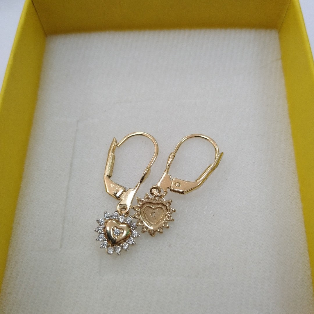 BROQUELES ORO 14K 2.1 (NUEVO)