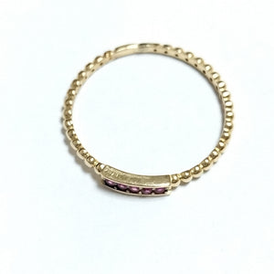 ANILLOS DAMA ORO 14K 0.8 (NUEVO)