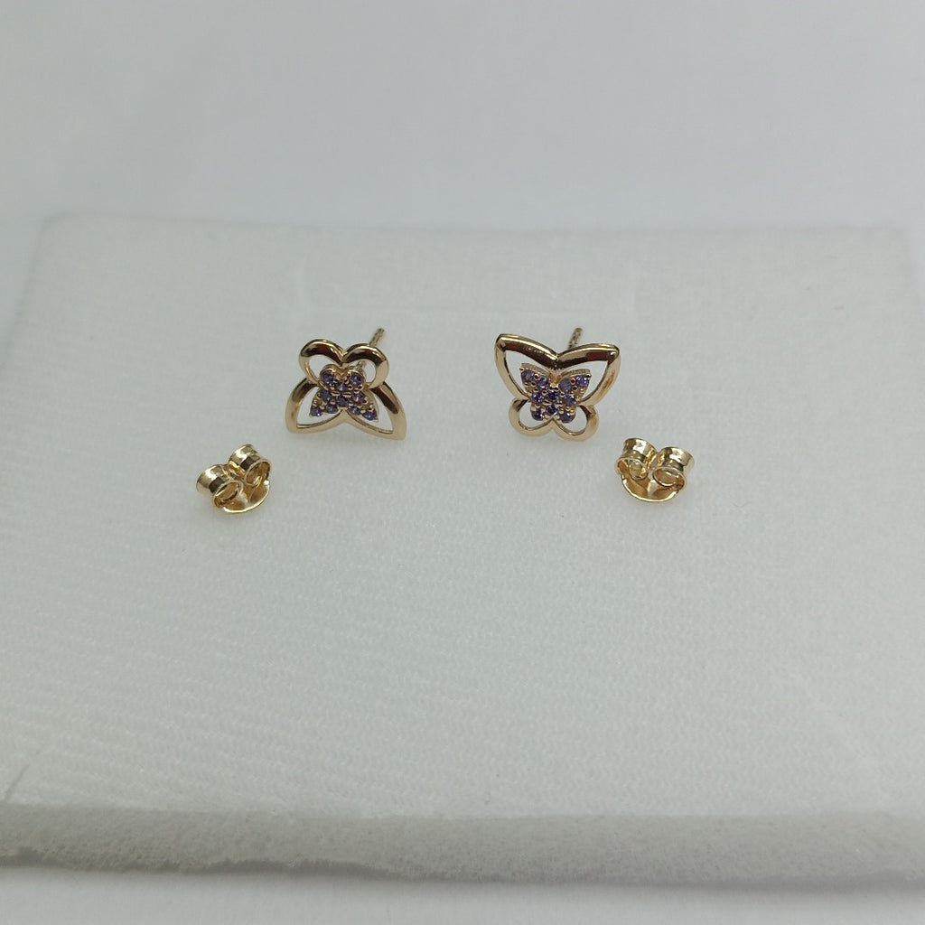 BROQUELES ORO 14K 1.4 (NUEVO)