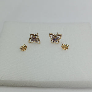 BROQUELES ORO 14K 1.4 (NUEVO)