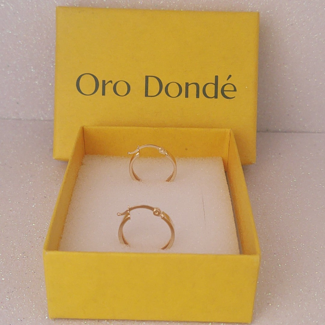 ARRACADAS ORO 14K 1.5 (NUEVO)